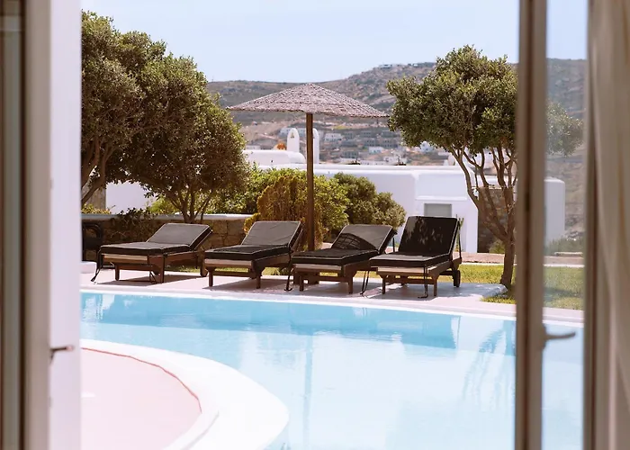 Lejlighed Mykonos White Villa, 5 Bedroom With Private Pool And Breakfast *