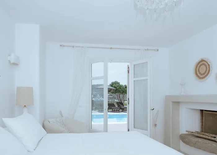 Mykonos White Villa, 5 Bedroom With Private Pool And Breakfast Διαμέρισμα Καλό Λιβάδι