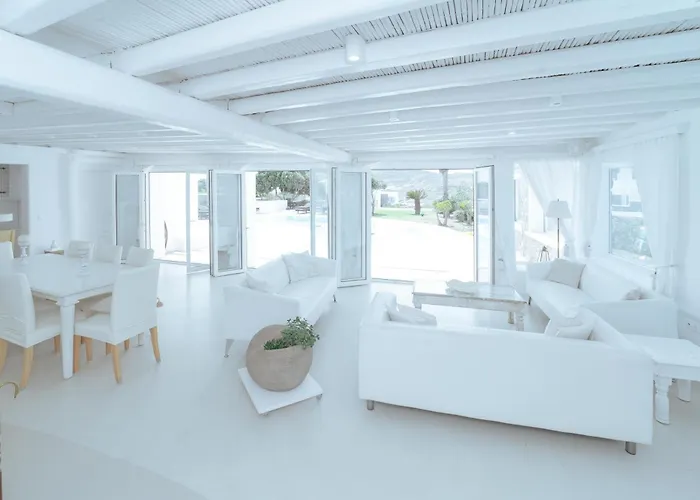 Mykonos White Prince Villa, 5 Bedroom With Private Pool And Breakfast * Πάνορμος Μυκόνου