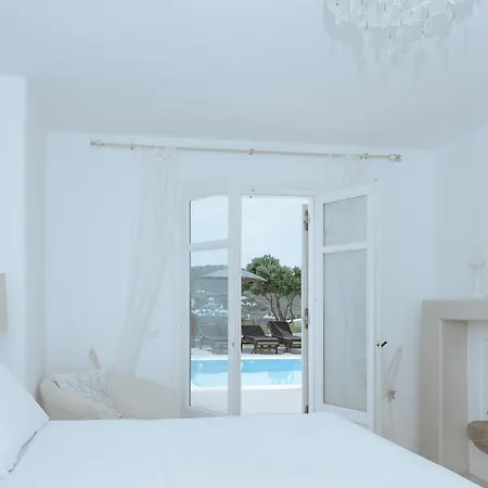 Mykonos White Villa, 5 Bedroom With Private Pool And Breakfast Apartman Kaló Livádi